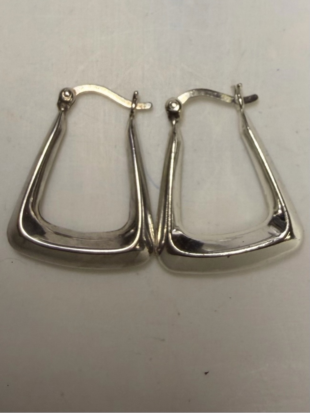Classic Sterling Silver 925 Hoop Earrings - 3/4”